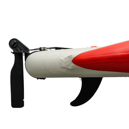 Nautiqua Aruba Inflatable Pedal Kayak Paddleboard 440LBS | 1-Person Drop-Stitch 138x45x6"