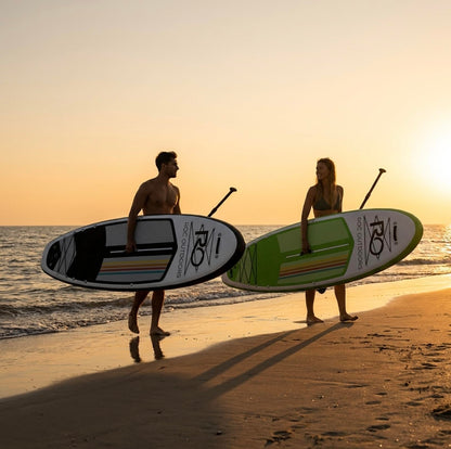 ROC 10'6" Inflatable Paddle Board with Kayak Seat | Wide Stable Non-Slip SUP Adults & Youth