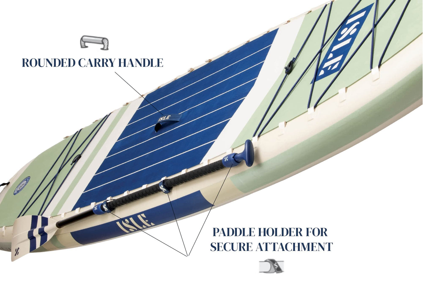 ISLE Switch 11.6"x35.5" Inflatable 2-in-1 Kayak Paddle Board Bundle | 425LBS SUP with Seat & Paddle
