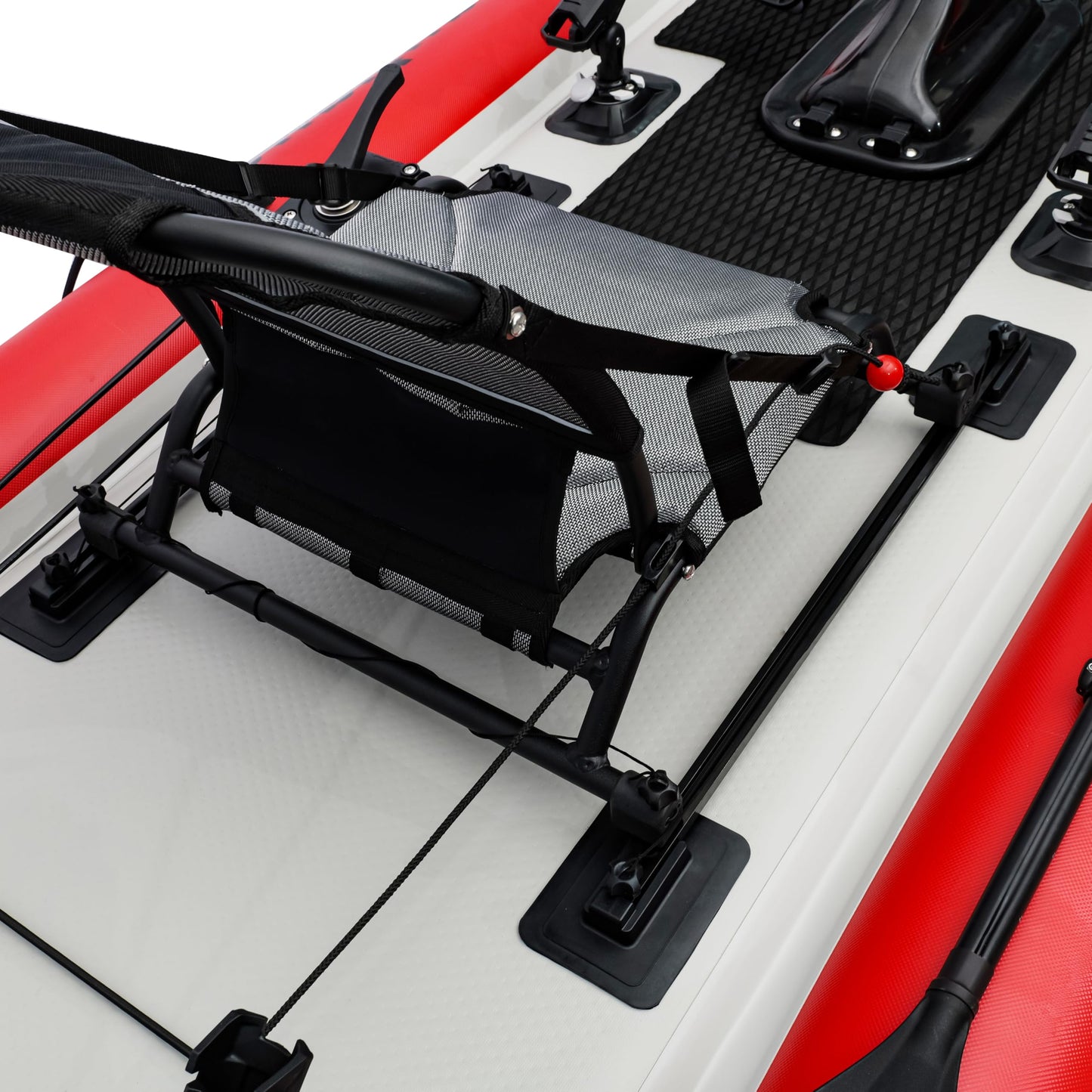 Nautiqua Aruba Inflatable Pedal Kayak Paddleboard 440LBS | 1-Person Drop-Stitch 138x45x6"