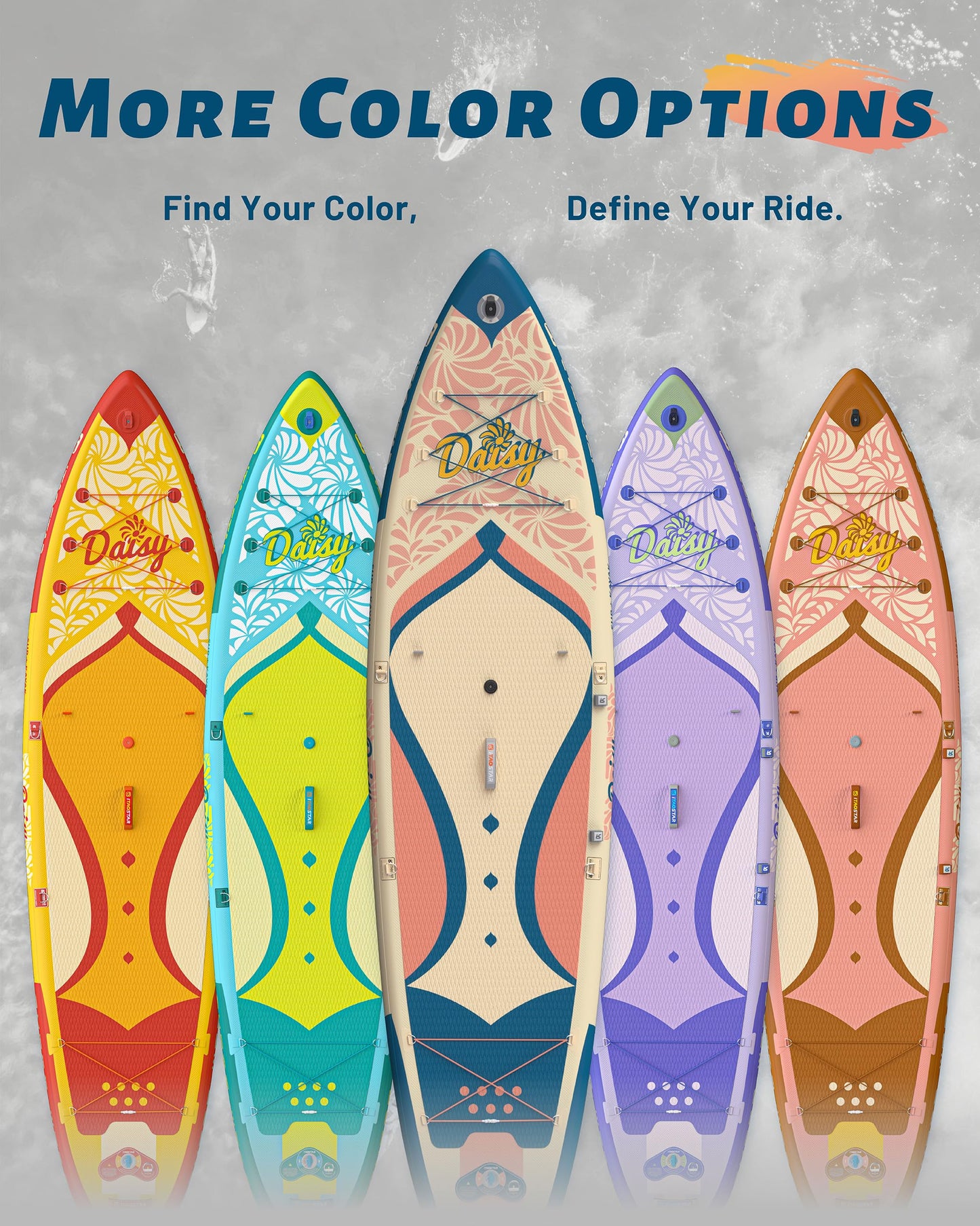 iTAOSTAR 34" Extra Wide Inflatable Paddle Board with Kayak Seat | Stable SUP for Adults All Levels
